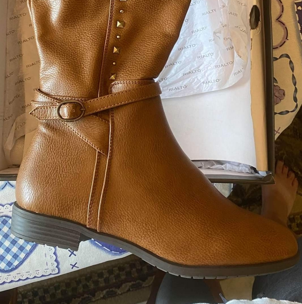 Rialto boots cognac brown